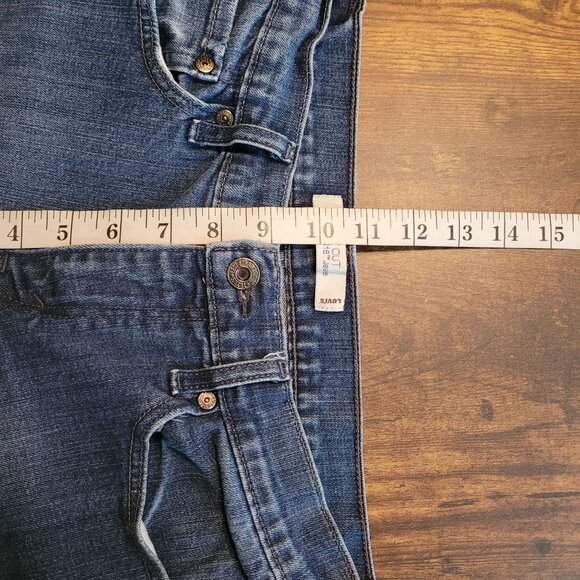 Levi's Jeans 8 S Bootcut 515 Mid Rise Studded Pockets Western Stretch - Picture 7 of 10